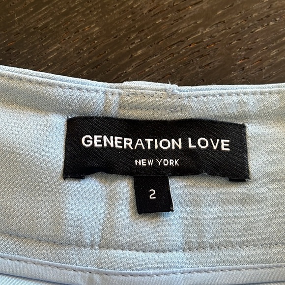 Generation Love Sena Crepe Shorts  in Cornflower Blue - Picture 7 of 10